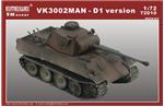 Tank: VK3002MAN - D1 version, 5MHobby, Scale 1:72