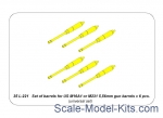 Set of barrels for US M16A1 or M231 5,56mm gun barrels, 6 pcs