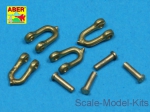 Detailing set: Early model shackle for Pz.Kpfw.VPanther, 4pcs, Aber, Scale 1:35