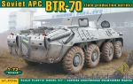 Troop-carrier armor: BTR-70 APC (late production series), Ace, Scale 1:72