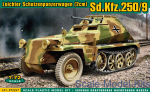 Troop-carrier armor: Sd.Kfz.250/9 Leichter Schutzenpanzerwagen (2cm), Ace, Scale 1:72