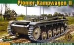 Recovery / tractor vehicles: Pionier Kampfwagen II, Ace, Scale 1:72