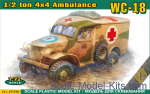 ACE72596 WC-18 1/2 ton 4x4 Ambulance truck