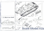 Photo-etched for Soviet tank T-28 - external parts