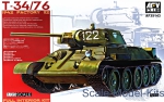 Tank: Tank T-34/76, 1942 Factory 112 (Full interior kit), AFV-Club, Scale 1:35