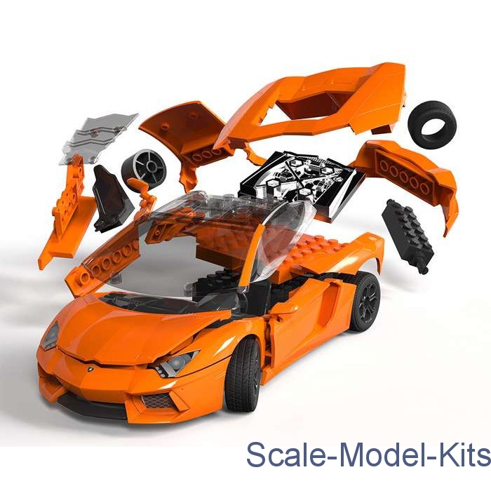 Airfix - Lamborghini Aventador - plastic scale model kit in scale (AIR