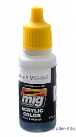 A-MIG-0062 Acrylic paint: French blue A-MIG-0062