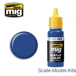 A-MIG-0103 Washable Medium blue A-MIG-0103