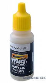 A-MIG-0905 Acrylic paint: Dunkelgelb shine A-MIG-0905