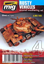 A-MIG-7403 Weathering set: Rusty vehicles A-MIG-7403