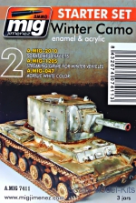 A-MIG-7411 Weathering set: Winter camo set A-MIG-7411