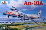 Civil aviation: Antonov An-10A, Amodel, Scale 1:72
