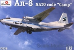 Civil aviation: Antonov An-8 aircraft, Amodel, Scale 1:72