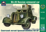 Army Car / Truck: Ba-20 Russian armored car, ARK Models, Scale 1:35