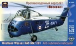 Helicopters: Westland Wessex HAS Mk.1/31 anti-submarine helicopter, ARK Models, Scale 1:72