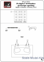 Pz. Kpfw. V Aust. D Panther periscope openings (universal)