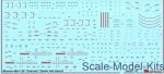 Decal for Mikoyan MiG-29 Fulcrum family full stencil