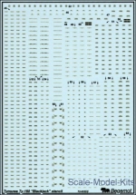 Decal for Tu-160 stencil