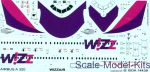 BOA-14439 Decal 1/144 for Airbus A-320 (Wizzair)