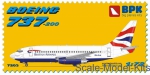 Civil aviation: Boeing 737-200 British Airways, Big Planes kits, Scale 1:72