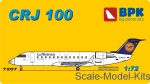 Civil aviation: Bombardier CRJ 100 Lufthansa airways, Big Planes kits, Scale 1:72