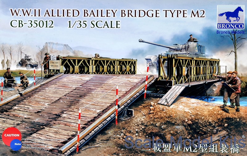 Bronco Models - Bailey Bridge Type M2 - plastic scale model kit in 1:35 ...