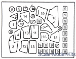 Painting masks for model Mi-24 V/VP/P, Mi-35M, Zvezda kit