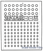 Painting masks for model Tu-154, Zvezda kit