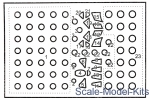 Painting masks for model Tu-134, Zvezda kit