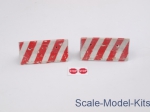 1/35 DAN Models 35202 - Concrete barriers with traces of fire (set number 2)