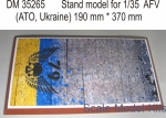 DAN35265 Display stand. 79 Airmobile brigade, ATO, 370x190mm