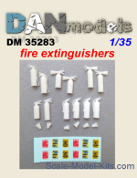 Accessories for diorama. Fire extinguishers, 12 pcs