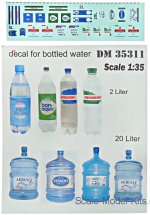 DAN35311 Decal for bottled water, 14 pcs