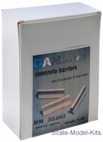 Concrete barriers (6 pcs)