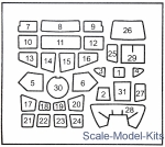 Painting masks for model Ju-87 G-2 & Ju-87 D-5, Italeri kit