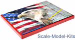 Display stand. USA theme, 240x290mm