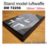 DAN72256 Display stand. Luftwaffe, 240x180mm