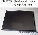 DAN72267 Display stand with mirror. 240x180mm