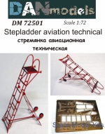 Photo-etched parts: Stepladder aviation technical, DAN Models, Scale 1:72