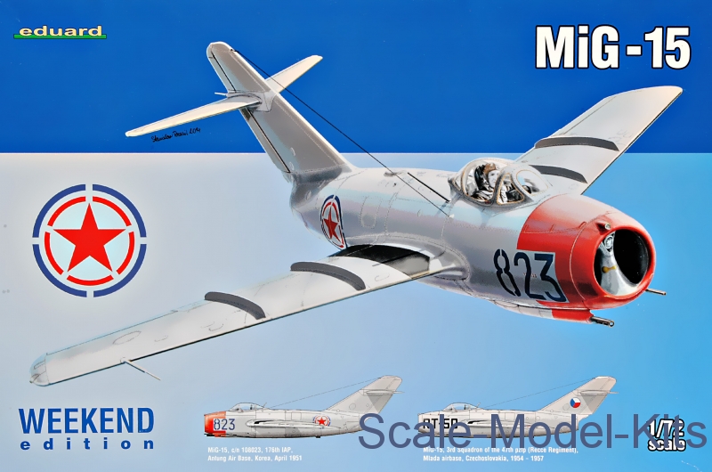 Eduard - MiG-15 (Weekend Edition) - plastic scale model kit in 1:72 ...