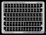 EDU-28012 1/48 Tool Clips German