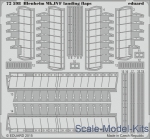 EDU-72598 Photoetched set 1/72 Blenheim Mk.IVF landing flaps, for Airfix kit