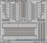 EDU-72622 Photoetched set 1/72 Blenheim Mk.IF landing flaps, Airfix kit