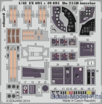 EDU-FE691 Photoetched set 1/48 Do 215B interior (self adhesive), for ICM kit