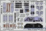 EDU-FE702 Photoetched set 1/48 A-37A interior (self adhesive), for Trumpeter kit