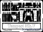 Photo-etched parts: Photoetched set 1/72 Tempest Mk.V, for Academy kit, Eduard, Scale 1:72