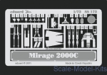 Photo-etched parts: Photoetched set 1/72 Mirage2000C, for Italeri kit, Eduard, Scale 1:72