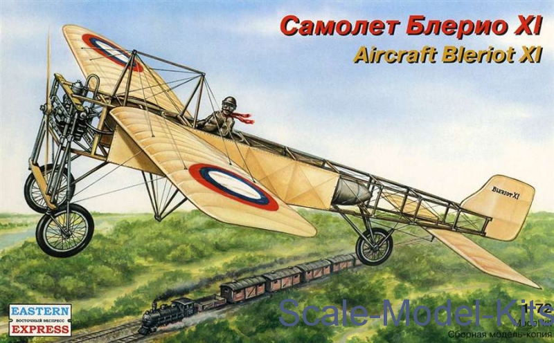 Bleriot XI Aircraft-Eastern Express plastic scale model kit in 1:72 ...