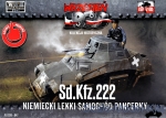 FTF047 Sd.Kfz.222 German Light Armored Car (Snap fit)