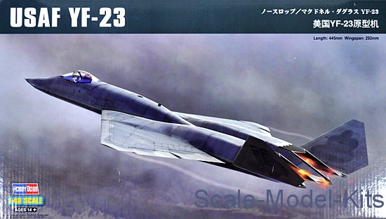 Hobby Boss - US YF-23 Prototype - plastic scale model kit in 1:48 scale ...